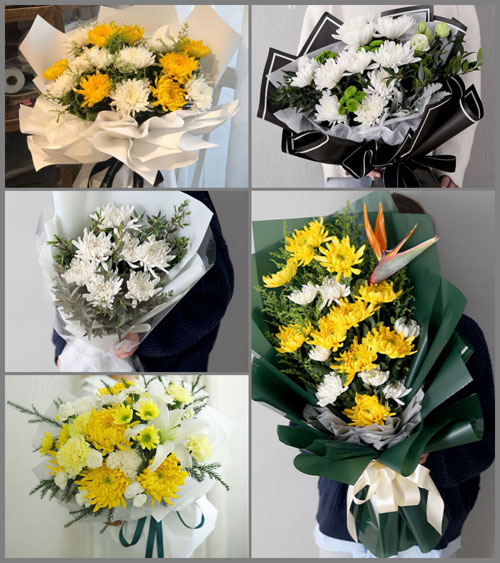 重庆巴南区鱼洞街道白事花束代送